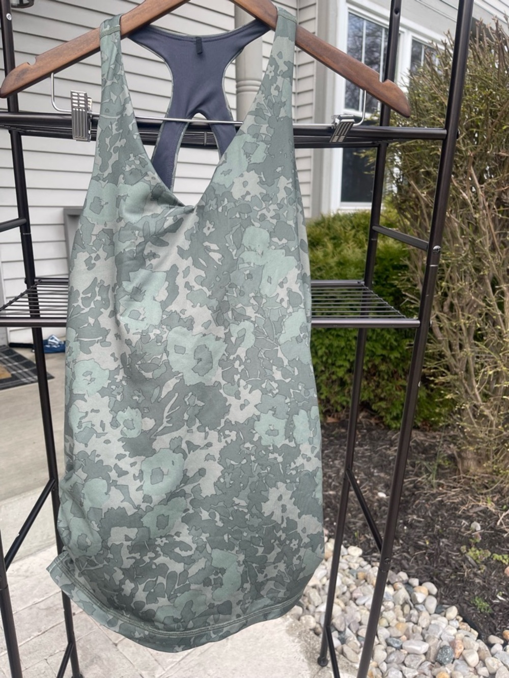 PrAna Green Athletic Tank Top